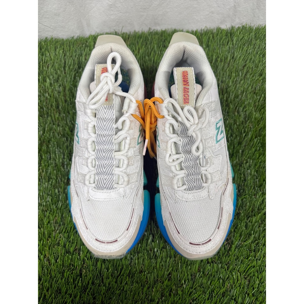 New Balance x Jaden Smith size 7 Vision Racer Trippy White Summer Jade - Picture 2 of 8